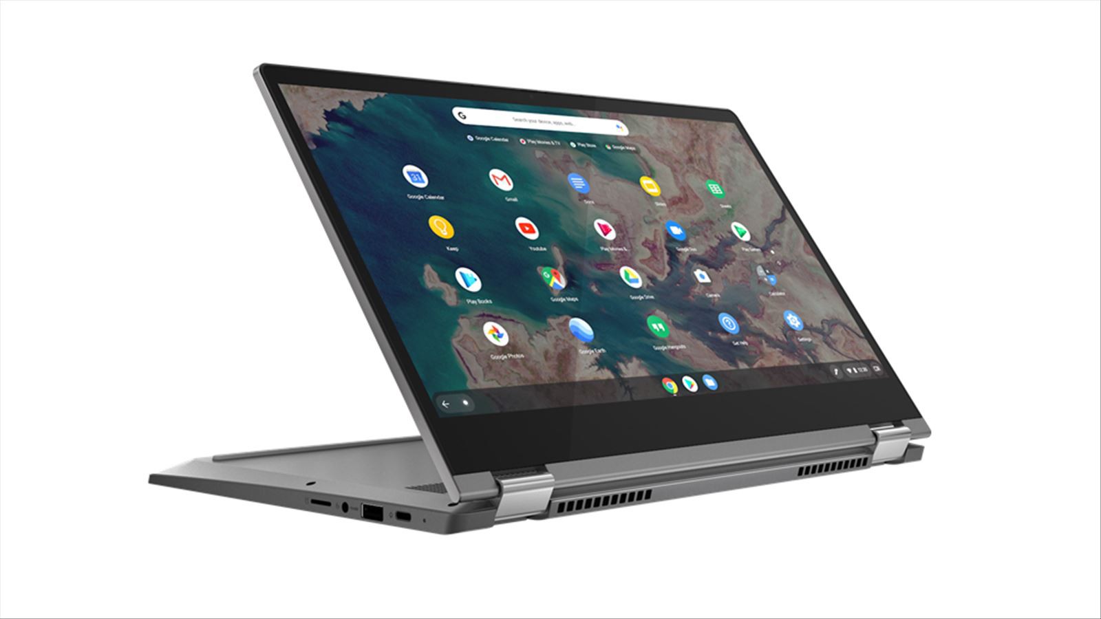 Lenovo IdeaPad Flex 5 Chromebook 33,8 cm (13.3") Touch screen Full HD Intel® Core™ i3 di decima generazione 8 GB DDR4-SDRAM 128 GB SSD Wi-Fi 6 (802.11ax) Chrome OS Grafite, Grigio