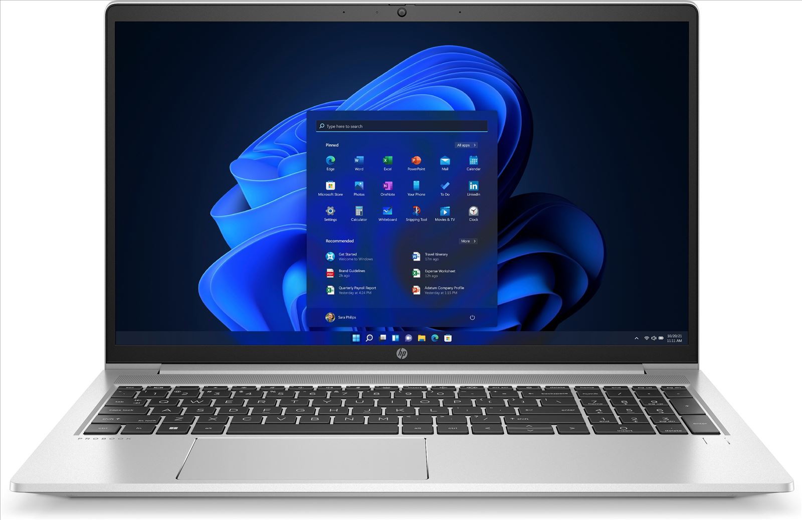 HP ProBook 450 G8 Computer portatile 39,6 cm (15.6") Full HD Intel® Core™ i5 di undicesima generazione 16 GB DDR4-SDRAM 512 GB SSD Wi-Fi 6 (802.11ax) Windows 10 Pro Argento