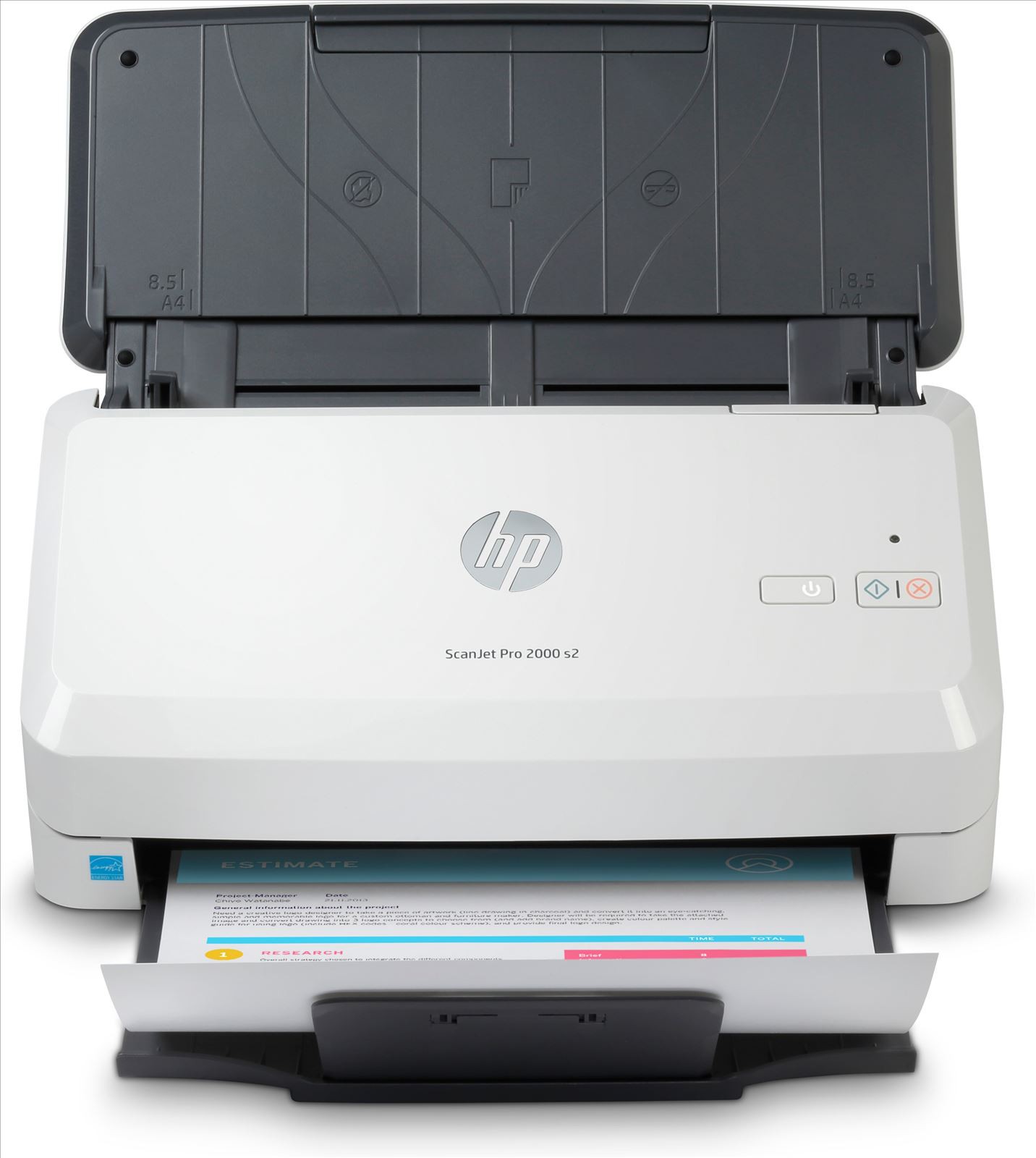HP Scanjet Pro 2000 s2 Scanner a foglio 600 x 600 DPI A4 Nero, Bianco